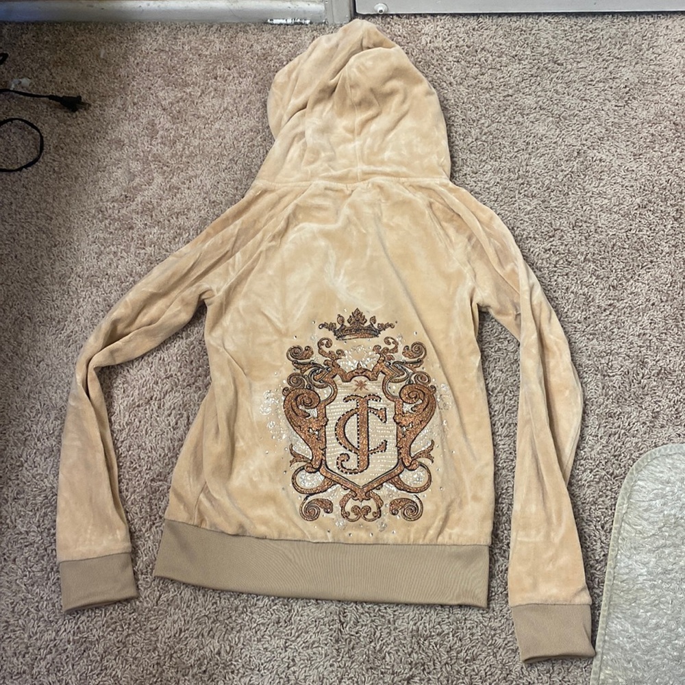 Vintage tan juicy couture tracksuit jacket